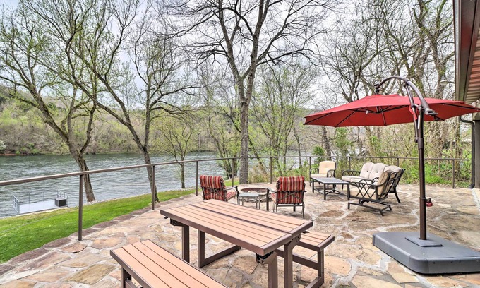 Cotter House | Scenic White River Fishing Retreat with Deck & Patio
