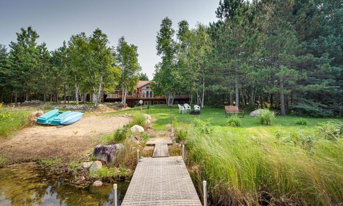Bigfork House | White Swan Lake Home: Private Beach & Decks Await You!