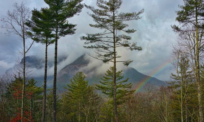 Cashiers Cabin | Guest Rated 10/10: Whiteside Vista Cabin with Spa & Hot Tub