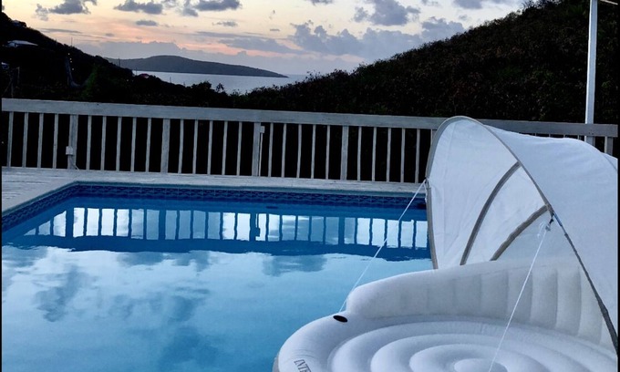 Grapetree Villa | Relaxing Hidden Valley Villa: Ocean Views & Private Pool
