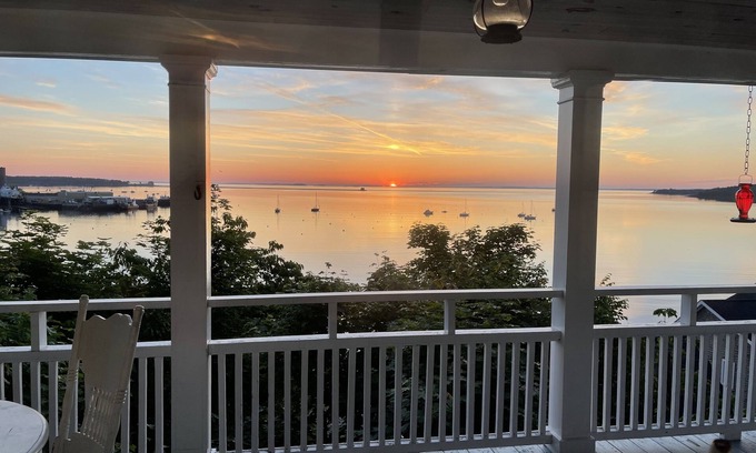 Knox County Cottage | Mesmerizing Ocean Views Await from Every Room