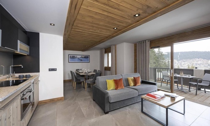 Les Saisies Apartment | Mountain View Retreat with Pool, Spa & Pet-Friendly Amenities