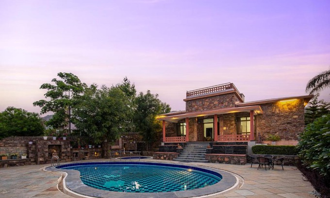 Bedla Villa | Idyllic Getaway at Wild Orchid by StayVista with Pool