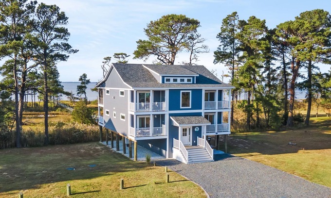 Chincoteague House | Wildcat Haven - Waterfront Escape with Incredible Views