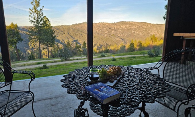 Fair Play House | Idyllic Foothill Wine Country Retreat with Pool and Barn Views