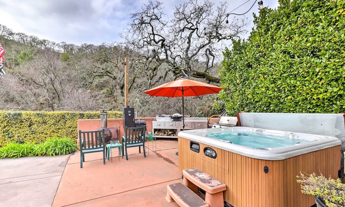 Glen Ellen House | Wine Country Escape at Private Creekside House – 10/10 Rated!