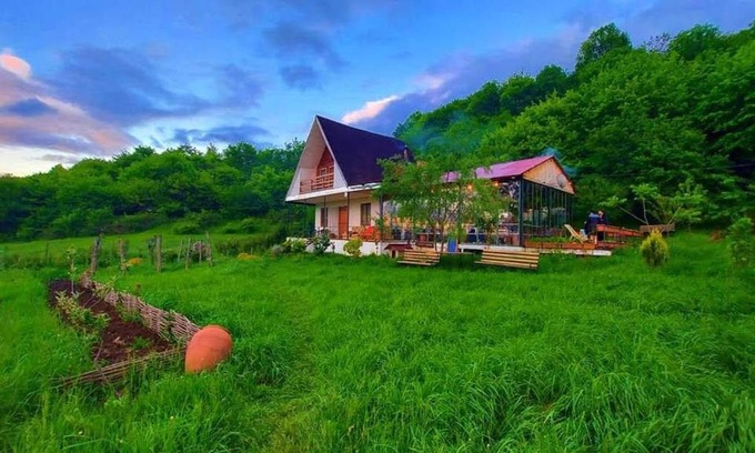 Damchkhreula House | Villa Rbona: Guest Rated 8.9, Pet-Friendly with Pool
