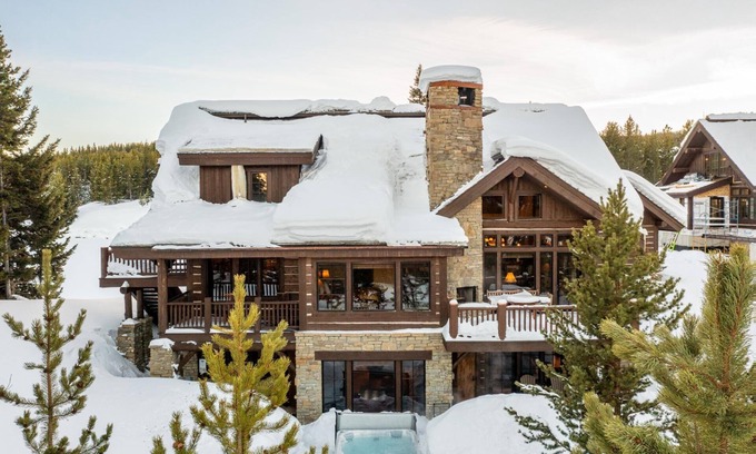 Big Sky House | Experience Big Sky: Ski Accessible Cabin with Hot Tub