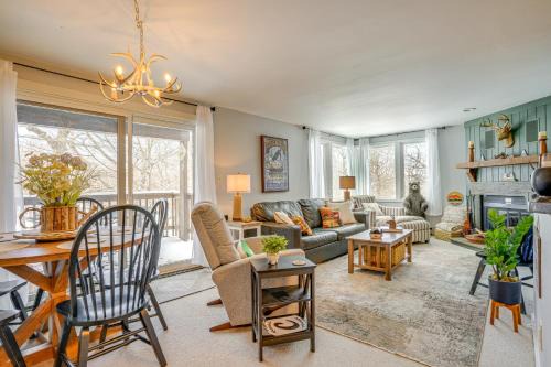 Nellysford Apartment | Wintergreen Resort Condo Deck and Golf Course Views