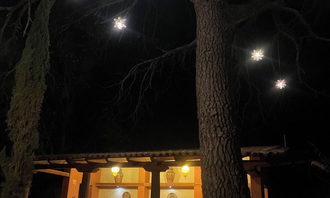 Mazamitla Cabin | Indulge in Wisteria Cabaña with Gorgeous Gardens & Spa