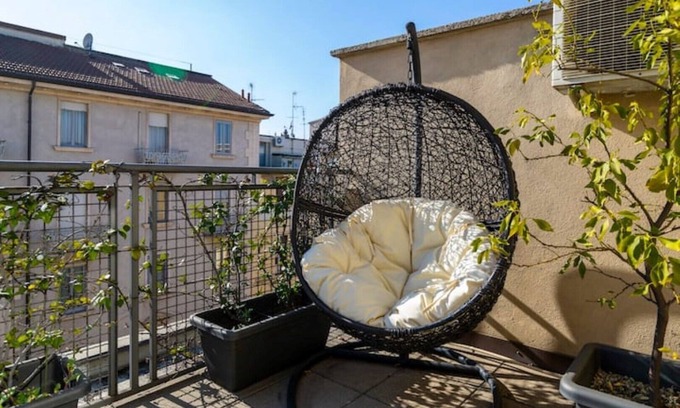 San Vittore Apartment | Modern City Center Retreat with Private Terrace & Amenities