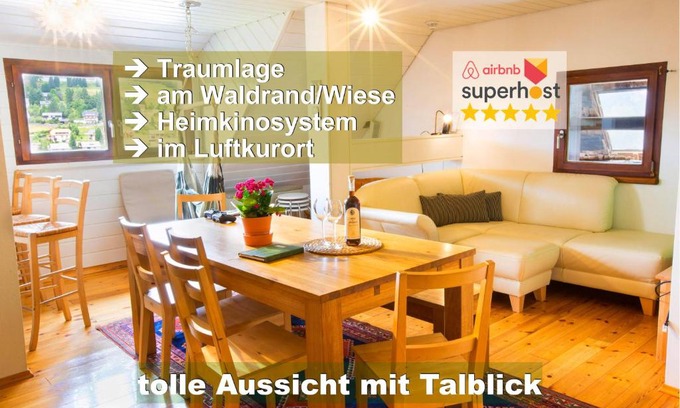 Todtnauberg Apartment | Relaxing Wohlfühl-Ferienwohnung with Scenic Views & Home Cinema