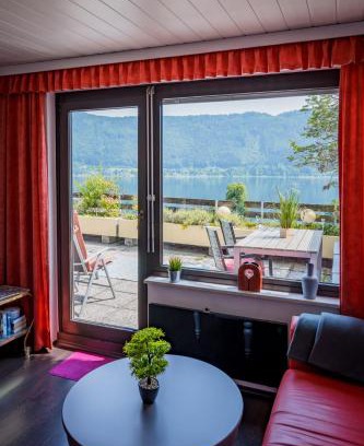 Sattendorf Apartment | Seeblick Retreat: Ocean View, Pet Friendly & Private Beach