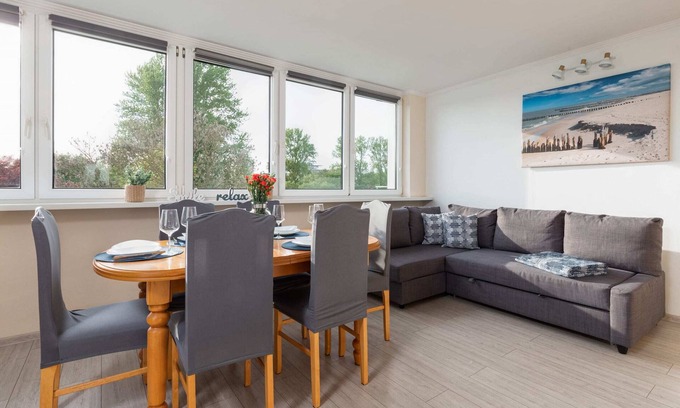West Pomeranian Voivodeship Apartment | Inviting 2-Bedroom Apartment with Balcony on Wojska Polskiego