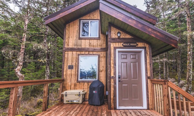 Seward Cabin | Wolf Ridge Cabin: Oceanfront Bliss with Top-Notch Amenities