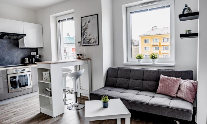 Olomouc Apartment | Guest Rated 9.2: Wolkerovka Apartment for Family Stays