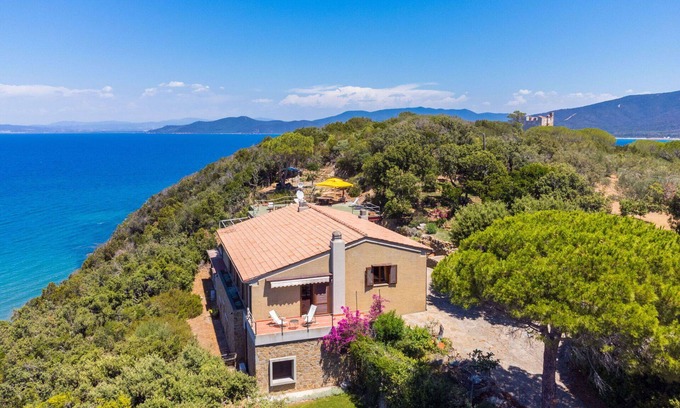 Punta Ala Villa | Inviting Private Villa for 12 with Oceanfront Views & WIFI