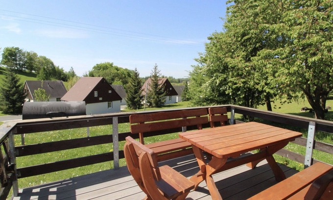 Cerny Dul House | Beautiful Private Villa with Pool, WiFi & Lake View Terrace