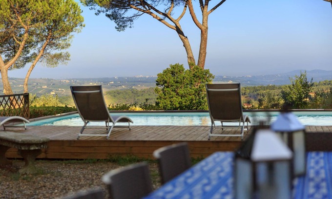 Greve in Chianti Villa | Top-Rated Villa with Pool, Spa & Ocean View for 14 Guests