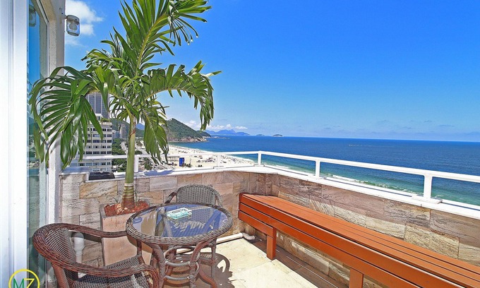 Copacabana Apartment | Ocean View Penthouse with Terrace: 10/10 Guest Rated Escape