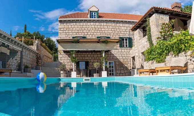 Cilipi Villa | Elegant Heritage Stone Villa with Pool & Spa Amenities