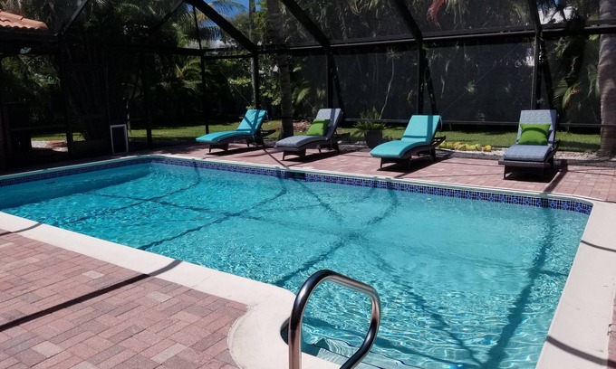 Marco Island House | Idyllic Home with Private Pool & Garden Near the Beach
