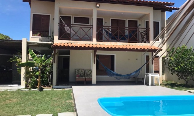 Barra de Santo Antonio House | Seaside Retreat on Ilha da Croa with Private Pool & Kitchen