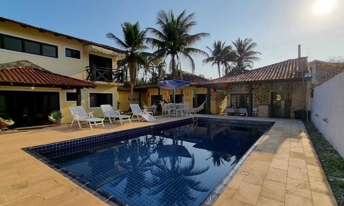 Barra do Una House | Beachside Retreat in Barra do Una with Pool & Ocean Views