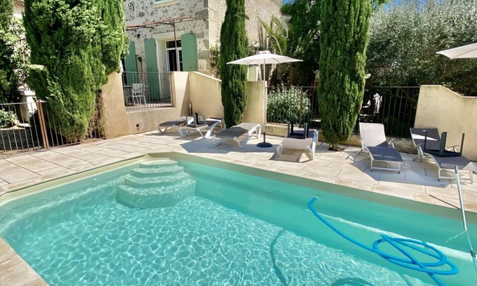 Serignan Villa | Beautiful House with Private Pool, Minutes from the Beach