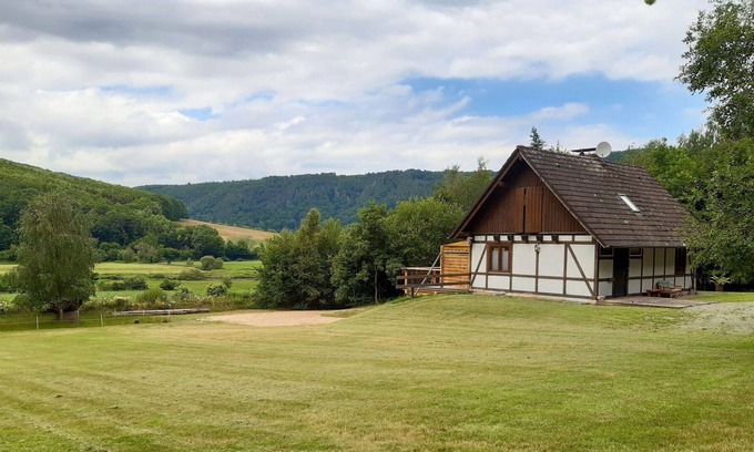 Northeim District House | Wonderful private villa for 4 people with TV, terrace and parking