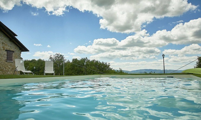 Monte Santa Maria Tiberina Villa | Idyllic Private Villa with Pool, Ocean Views & Sauna