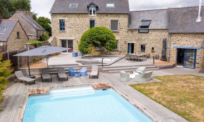 Le Tronchet Villa | Private Villa for 12 with Pool, Ocean View & Terrace