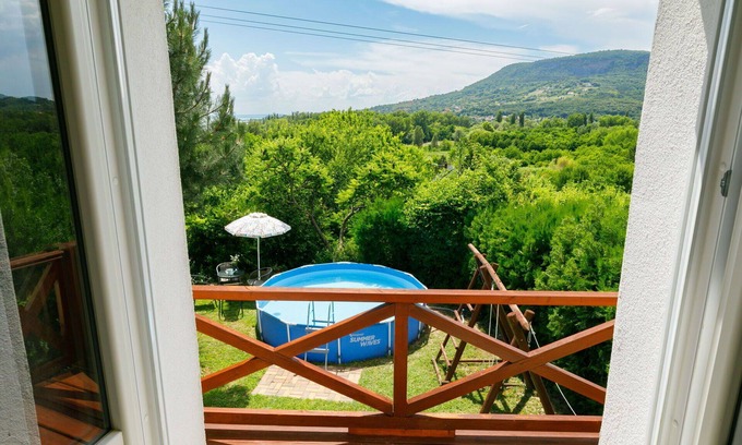 Badacsonytomaj House | Private Villa for 6 with Pool, WIFI & Lake View Awaits