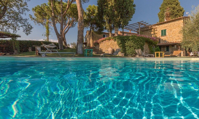 Lucignano Villa | Wonderful private villa with WIFI, private pool, TV, veranda, panoramic view and parking