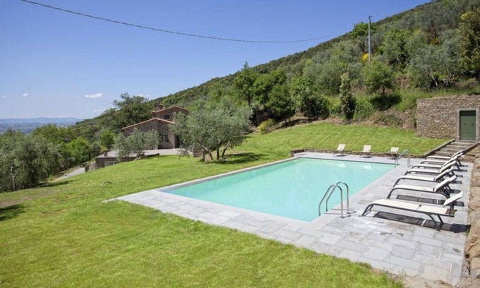 Cortona Villa | Inviting Villa with Private Pool, Hot Tub & Family Amenities