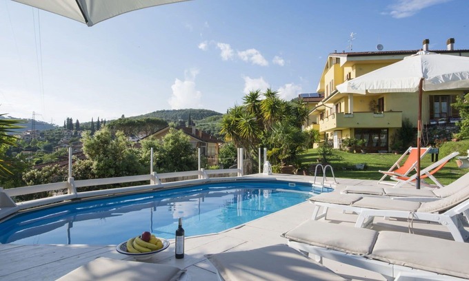 Massarosa House | Inviting Villa with Private Pool, Pets Welcome near Viareggio