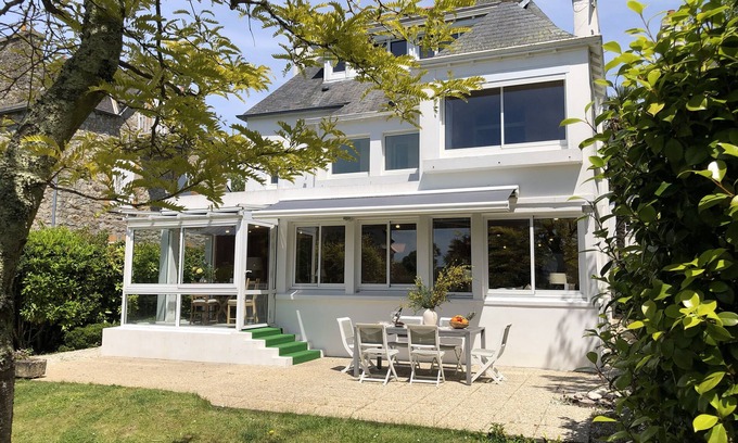 Finistere House | Cozy Sailor's Cottage Steps from the Port with Ocean View
