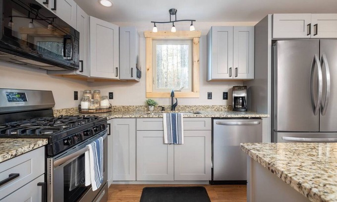 Center Conway House | Enchanting Wooded Wonderland with Private Sauna Retreat