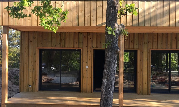 Biscarrosse House | Forest-View Villa with Terrace, Close to the Lake