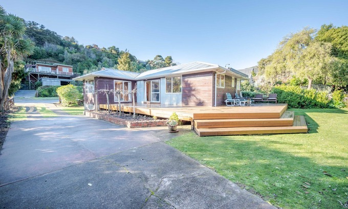 Akaroa House | Woodills Wonderland: Family-Friendly Akaroa Holiday Home