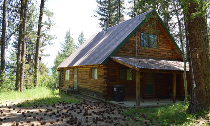 McCall Cabin | Idyllic Woodland Cabin with Screened Porch & Meadow Views