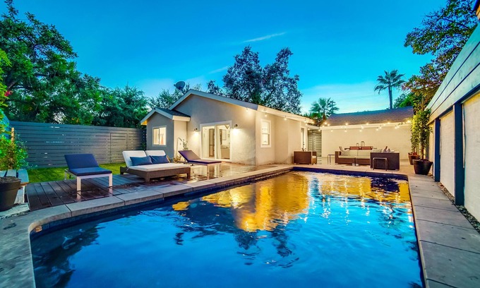 North Central House | Relax and Unwind at Home: Family-Friendly Pool Retreat