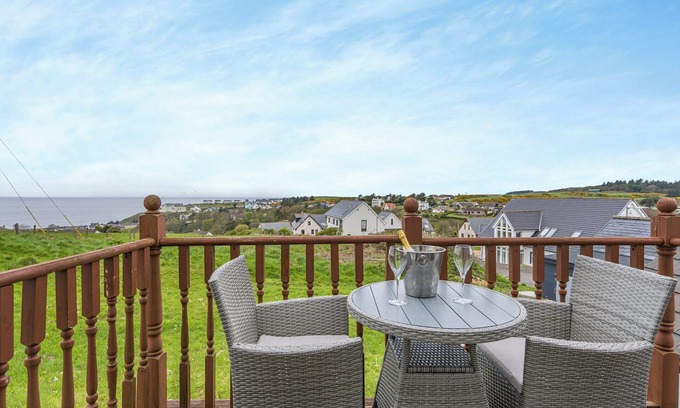 Portpatrick Cottage | Unforgettable Balcony Views with Oceanfront Amenities