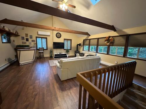 Long Pond House | Ultimate Pocono Retreat: Hot Tub, Game Room & Skiing Fun