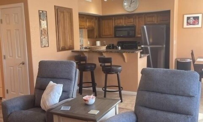 Mesquite Condo | Ideal Wright Time Mesquite Rental Near Wolf Creek Golf Course