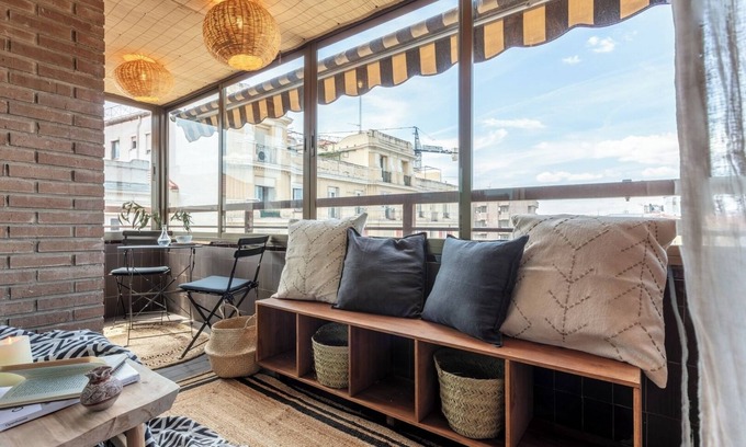 Almagro Apartment | Stylish 2-Bedroom Retreat with Terrace in Chamberí