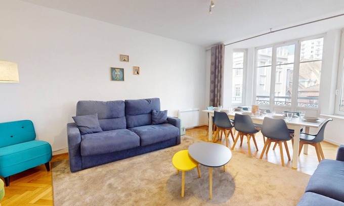 City-Centre - Petite France Apartment | Stylish WYL Hypercentre with 2 Bedrooms & Modern Amenities