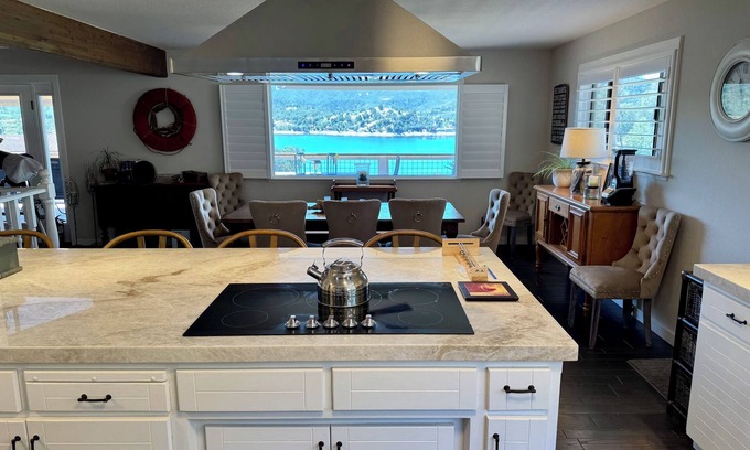 Oak Shores House | Serene Xanadu Lakefront Retreat with Private Dock & Slide