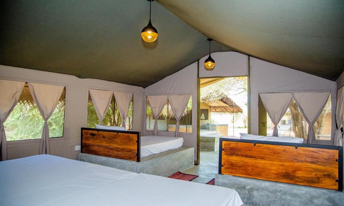 Palatupana Other | Yala Wild Hut: Oceanfront Retreat with Fireplace & Views