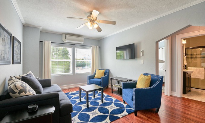 Newberg Apartment | Experience Yamhill Flats Suite 5: Rated 9.8 with Pool & Spa